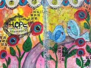 Art Journaling Mixed Media Class. Every Tuesday from 2pm to 4pm at ArtSea Living in Boynton Beach, Florida