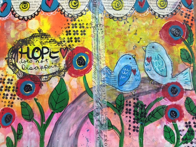 Art Journaling Mixed Media Class. Every Tuesday from 2pm to 4pm at ArtSea Living in Boynton Beach, Florida
