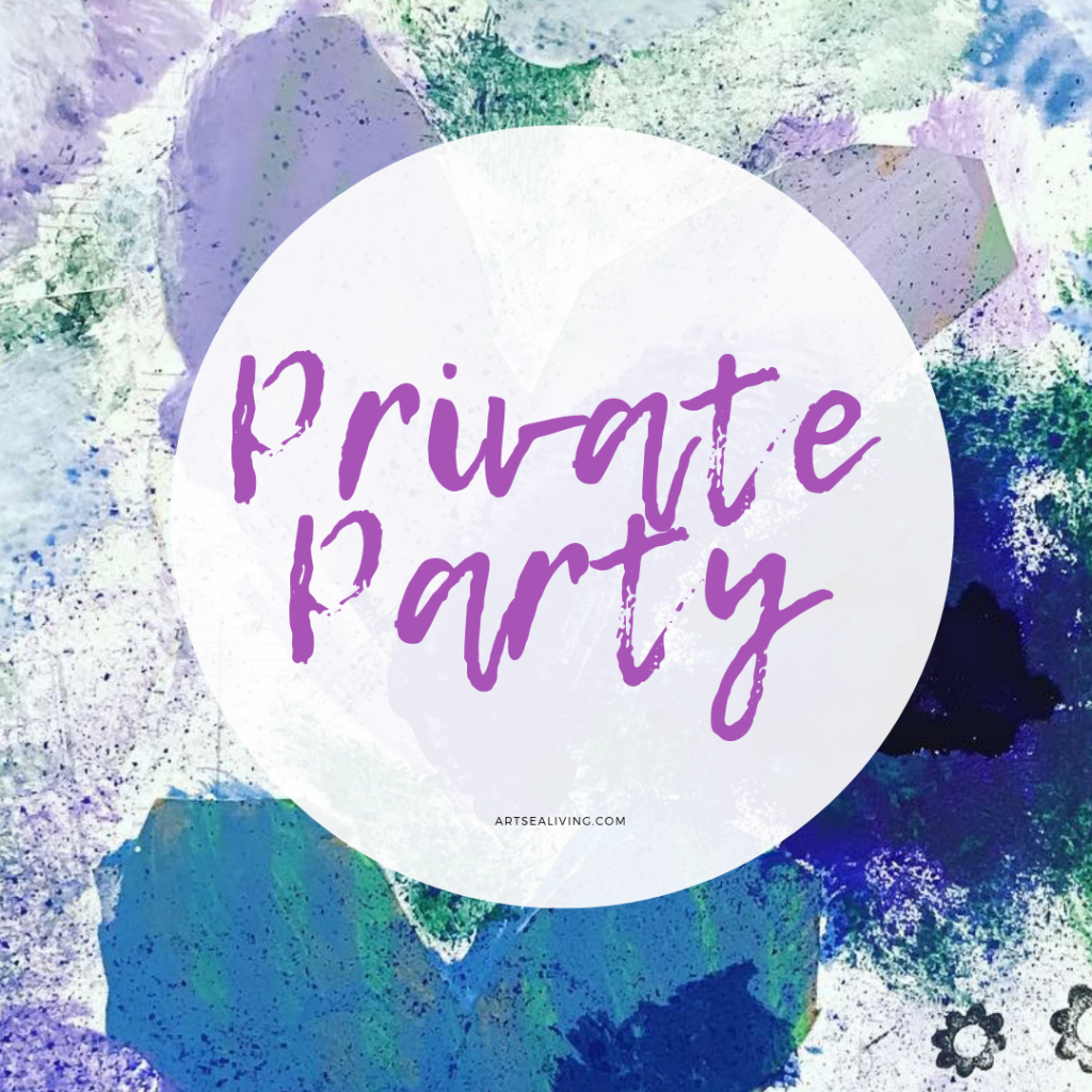 Private Art Party Pottery Painting Canvas Painting Wine Glass Painting Clay Mixed Media at ArtSea Living in Boynton Beach Florida
