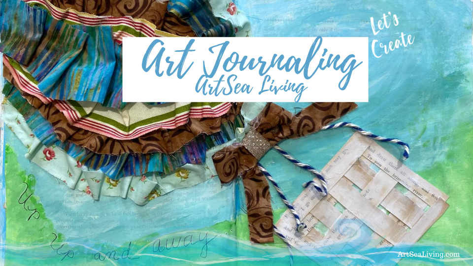 Art Journaling Mixed Media Class Every Tuesday from 2pm to 4pm at ArtSea Living in Boynton Beach Florida