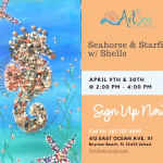 IG_ Seahorse or Starfish w Shells Event Invitation post (Facebook Post)