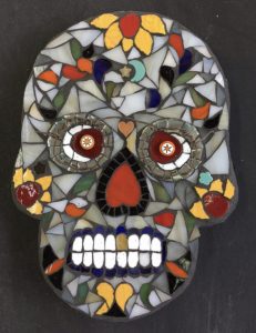 Mosaic Design Art Class at ArtSea Living in Boynton Beach Florida Halloween Art