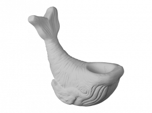 Bisque ceramic smoke weed whale pipe 420 pottery painting at ArtSea Living in Boynton Beach, Florida
