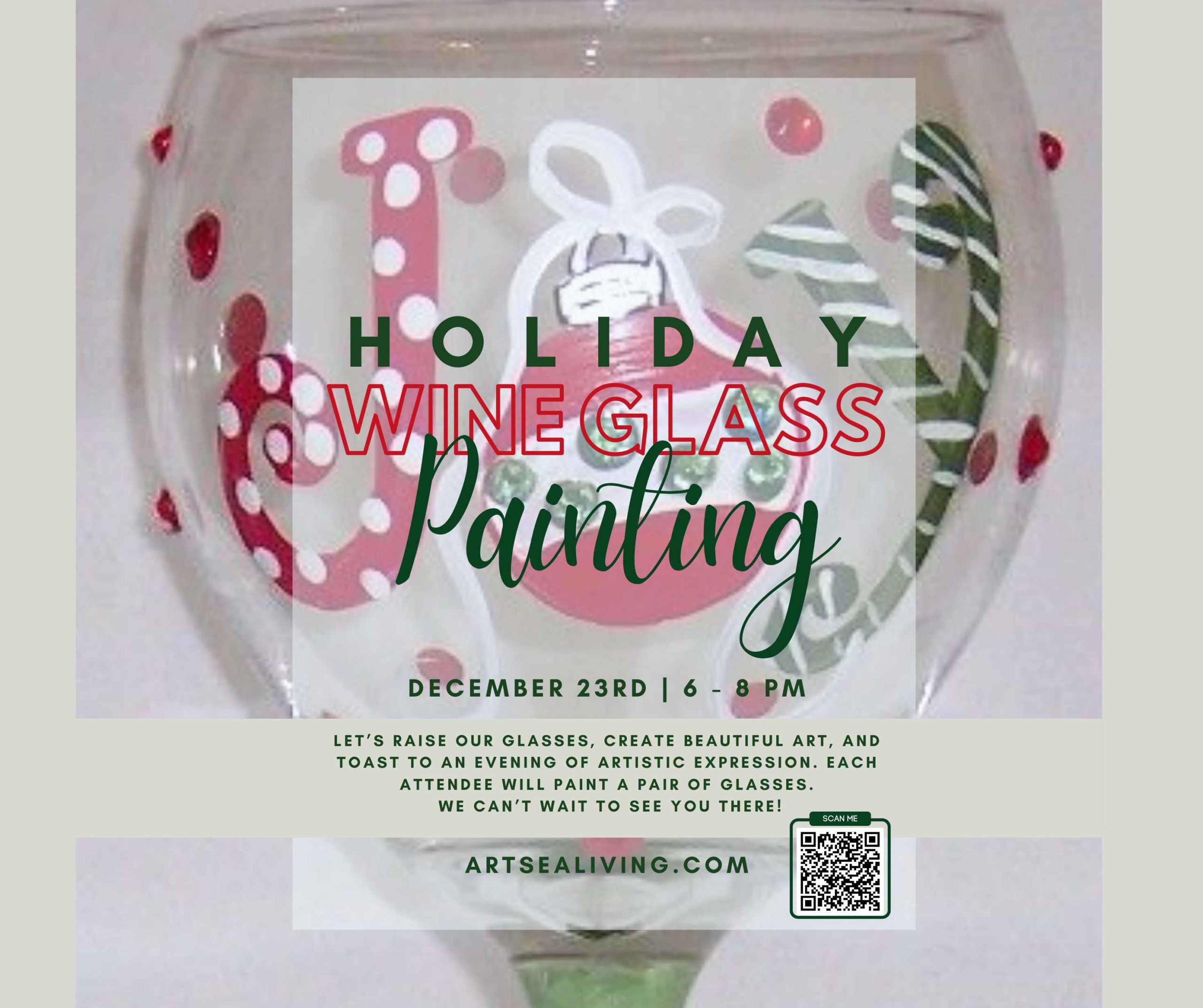 Wine Glass Painting Happy Hour At