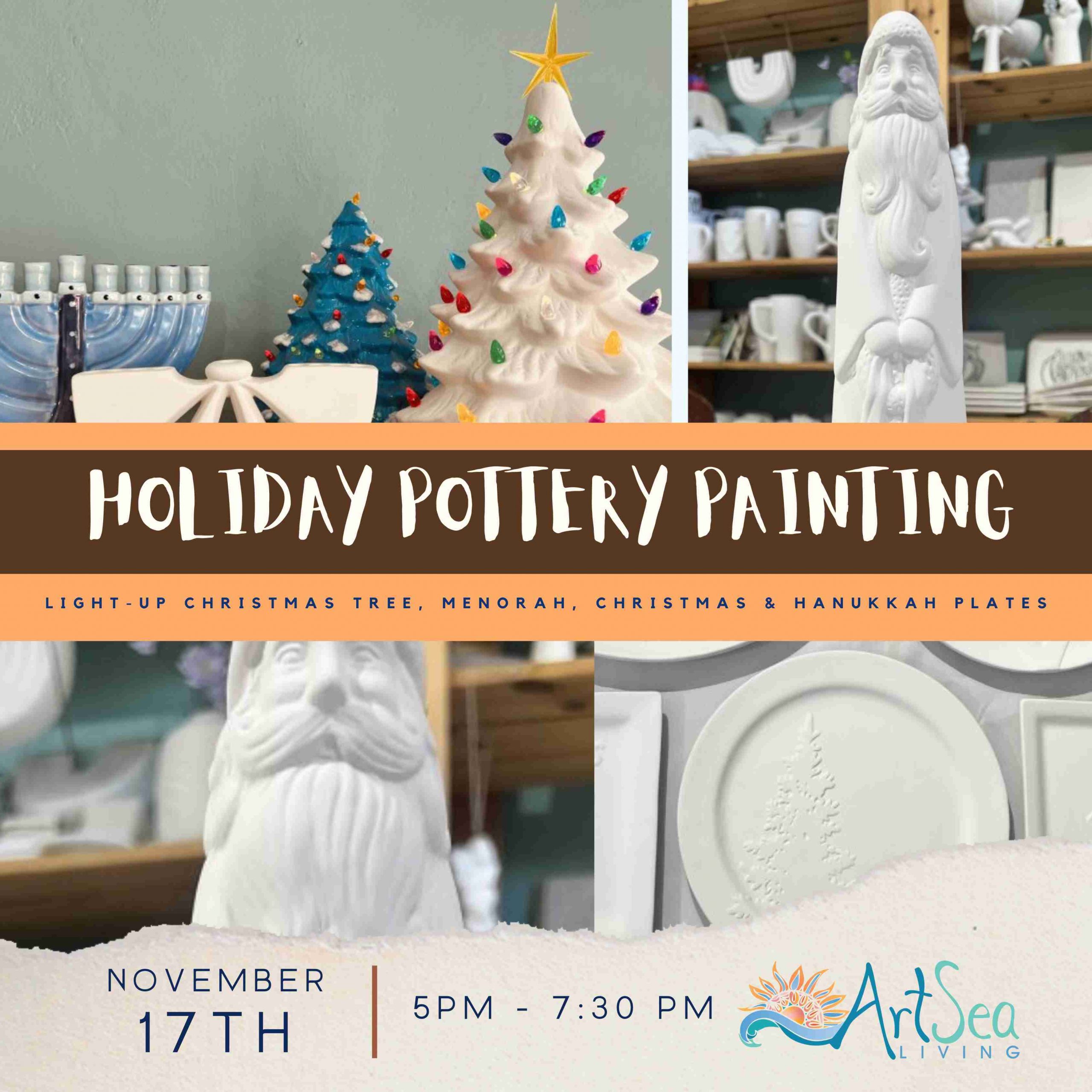 Holiday Pottery Painting